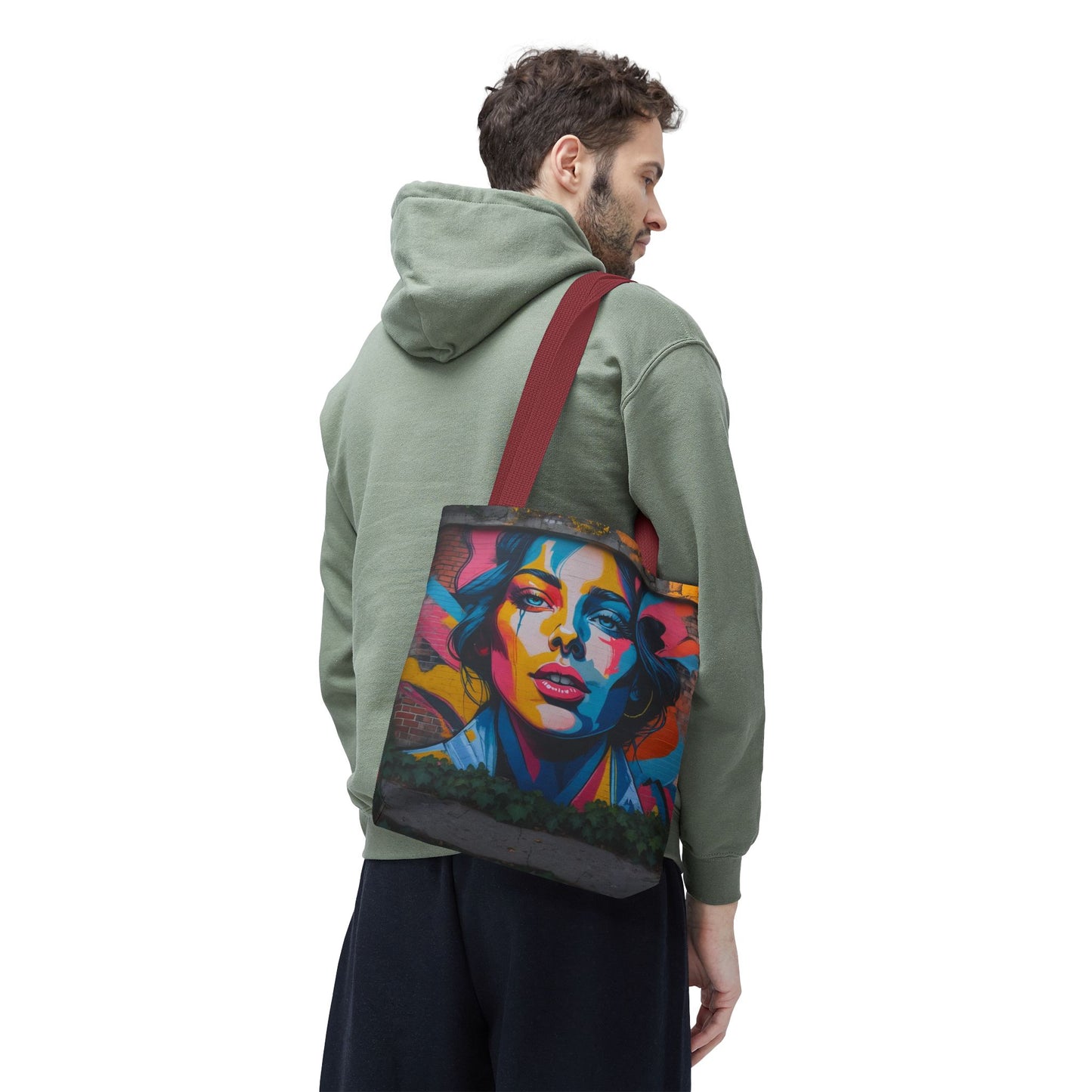 Artistic Surge - Eco-Friendly Canvas Tote Bag - WOMAN'S FACE