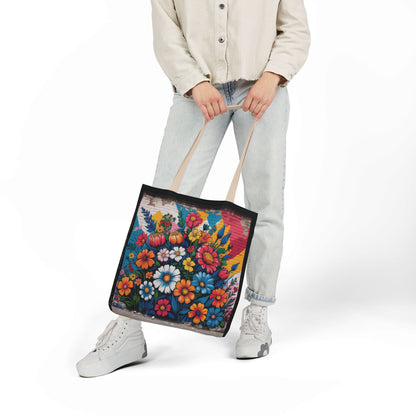 Artistic Surge - Eco-Friendly Canvas Tote Bag - FLOWERS