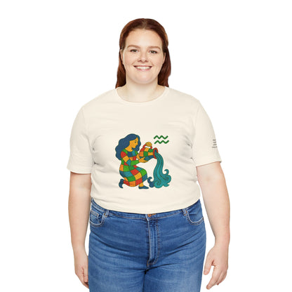AQUARIUS - T-shirt, The Zodiac in Colors