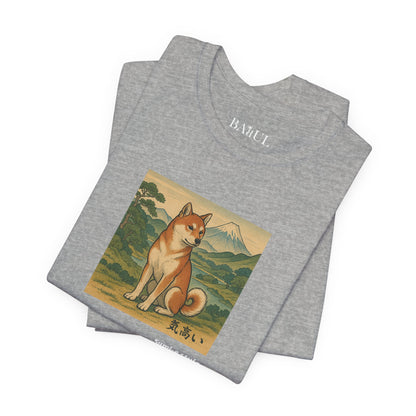DOGART Unisex Jersey DOG T-Shirt - SUMI-E STYLE - Iconic Painting Reimagined with Dogs