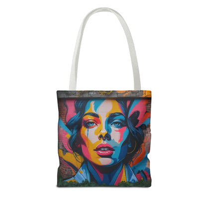 Artistic Surge - Eco-Friendly Canvas Tote Bag - WOMAN'S FACE