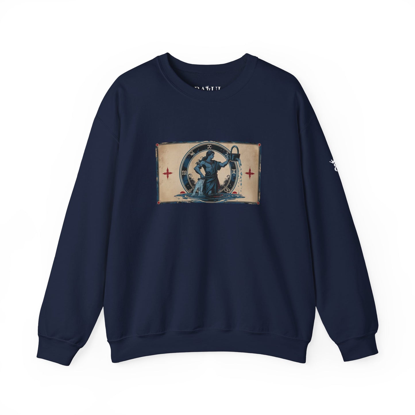 Aquarius - Gothic Zodiac Blue Sweatshirt