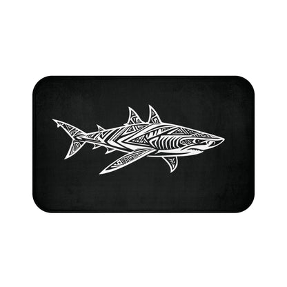 Tribal Bath Mat. Ocean Energy, Tribal Style