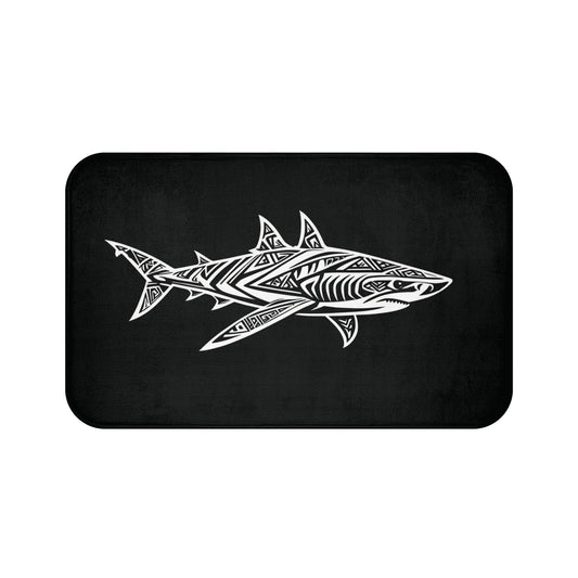 Tribal Bath Mat. Ocean Energy, Tribal Style