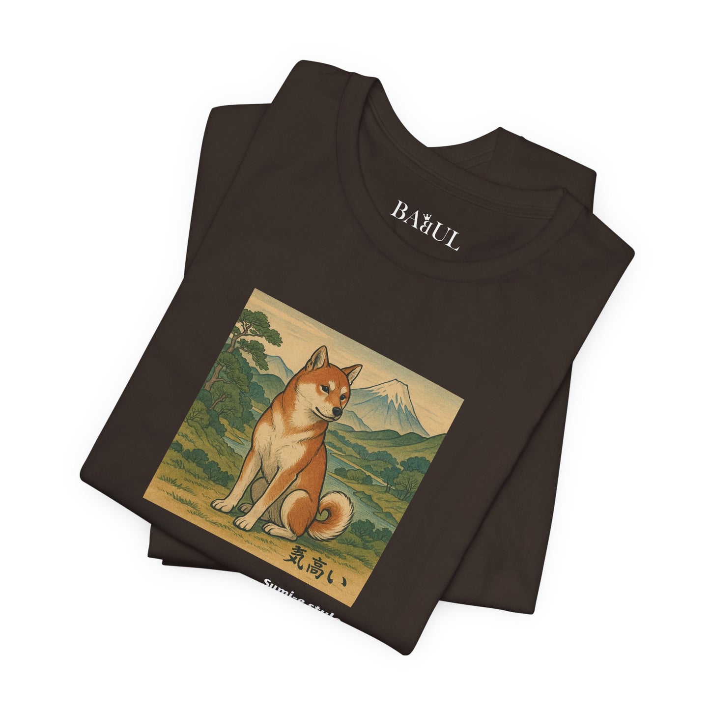 DOGART Unisex Jersey DOG T-Shirt - SUMI-E STYLE - Iconic Painting Reimagined with Dogs