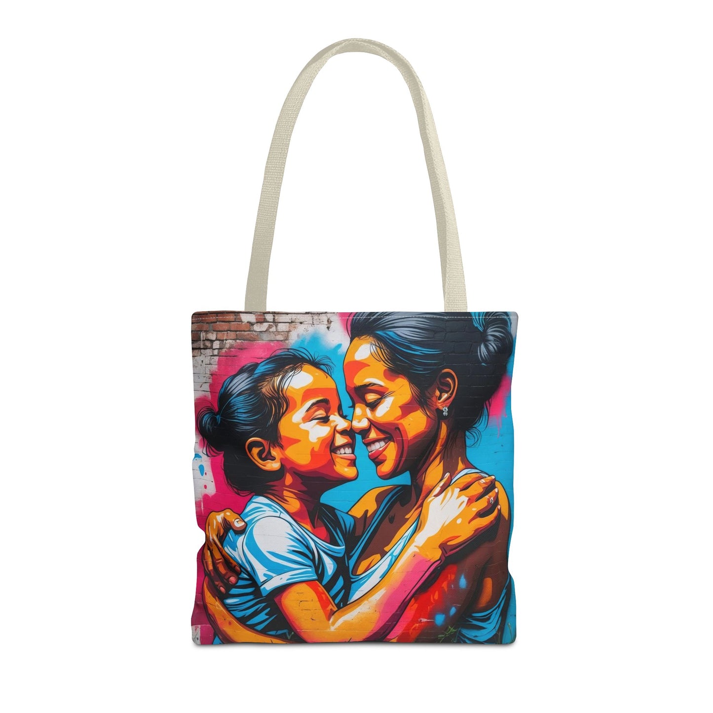 Artistic Surge - Eco-Friendly Canvas Tote Bag - SMILING HUG