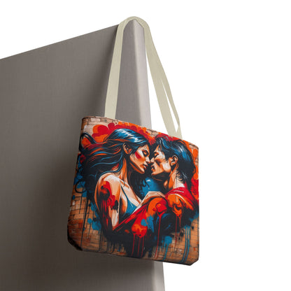 Artistic Surge - Eco-Friendly Canvas Tote Bag - LOVERS