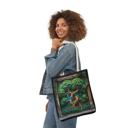 Artistic Surge - Eco-Friendly Canvas Tote Bag - TREE