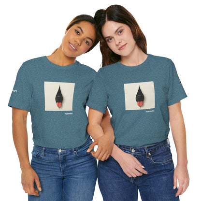 DOGART Unisex Jersey Dog T-Shirt - FONTANA - Iconic Painting Reimagined with Dogs