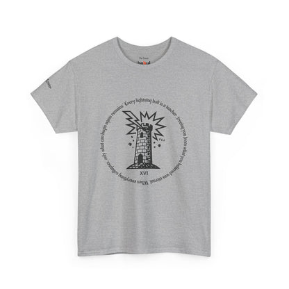 The Tower - ArcanaPop T-Shirt – Where Tarot Magic Meets Pop Art