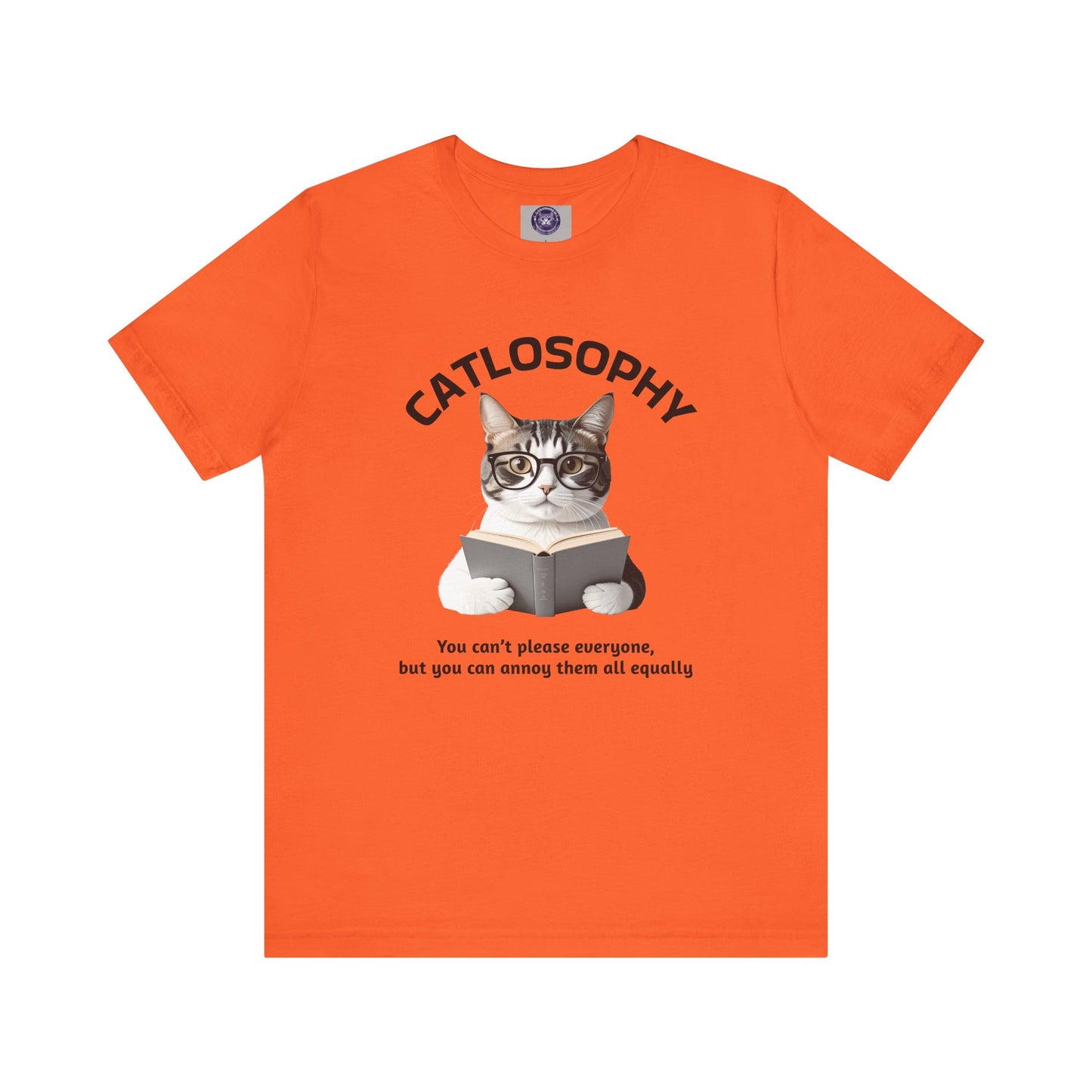 Catlosophy Unisex Jersey Maglietta a maniche corte – Design "Non puoi accontentare tutti"