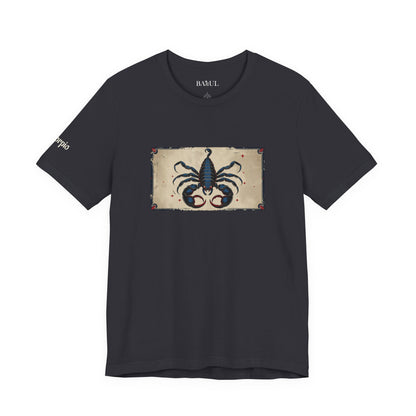 Scorpio - Gothic Zodiac T-Shirt. Zodiac in the Shadows