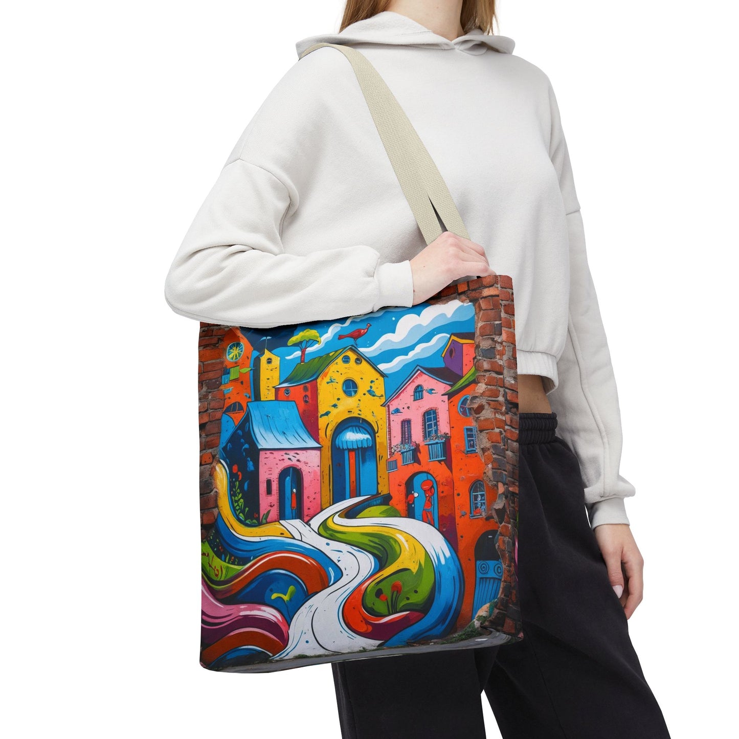 Artistic Surge - Eco-Friendly Canvas Tote Bag - HOUSES