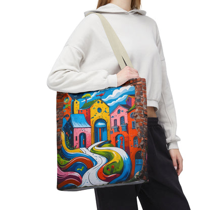 Artistic Surge - Eco-Friendly Canvas Tote Bag - HOUSES