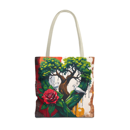 Artistic Surge - Eco-Friendly Canvas Tote Bag - ROSE