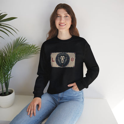 Leo - Gothic Zodiac Blue Sweatshirt
