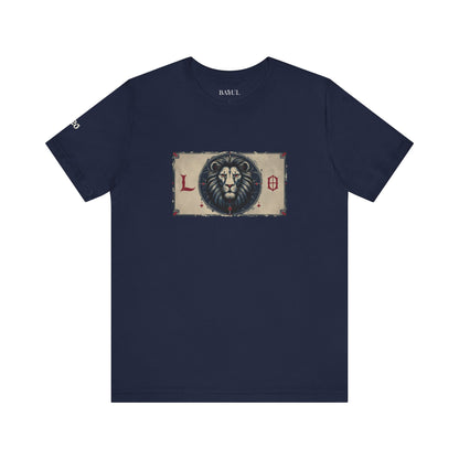 Leo - Gothic Zodiac T-Shirt. Zodiac in the Shadows