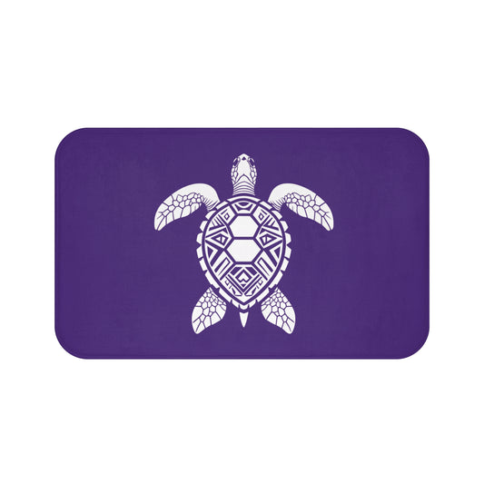 Tribal Bath Mat. Ocean Energy, Tribal Style
