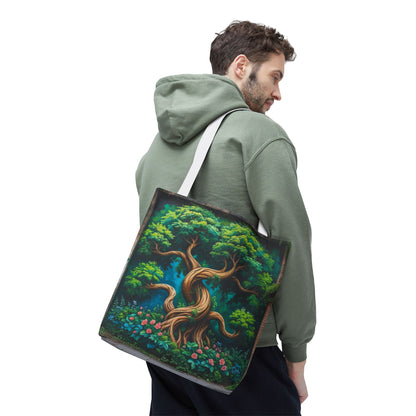 Artistic Surge - Eco-Friendly Canvas Tote Bag - TREE