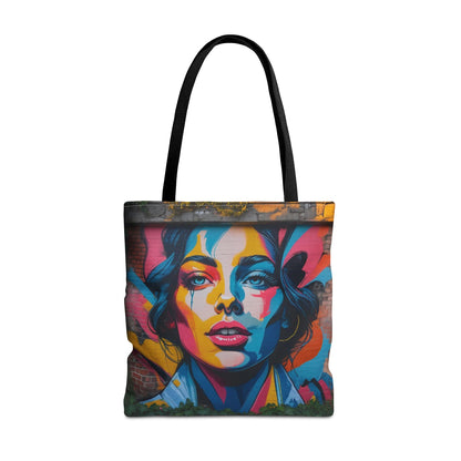 Artistic Surge - Eco-Friendly Canvas Tote Bag - WOMAN'S FACE