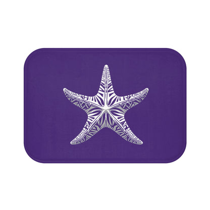 Tribal Bath Mat. Ocean Energy, Tribal Style