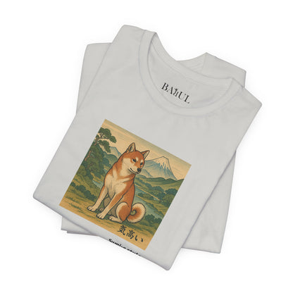 DOGART Unisex Jersey DOG T-Shirt - SUMI-E STYLE - Iconic Painting Reimagined with Dogs