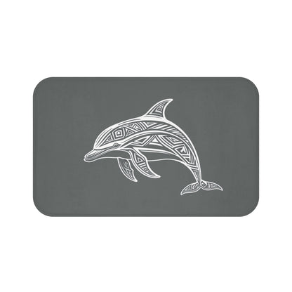 Tribal Bath Mat. Ocean Energy, Tribal Style