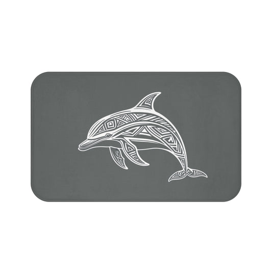Tribal Bath Mat. Ocean Energy, Tribal Style