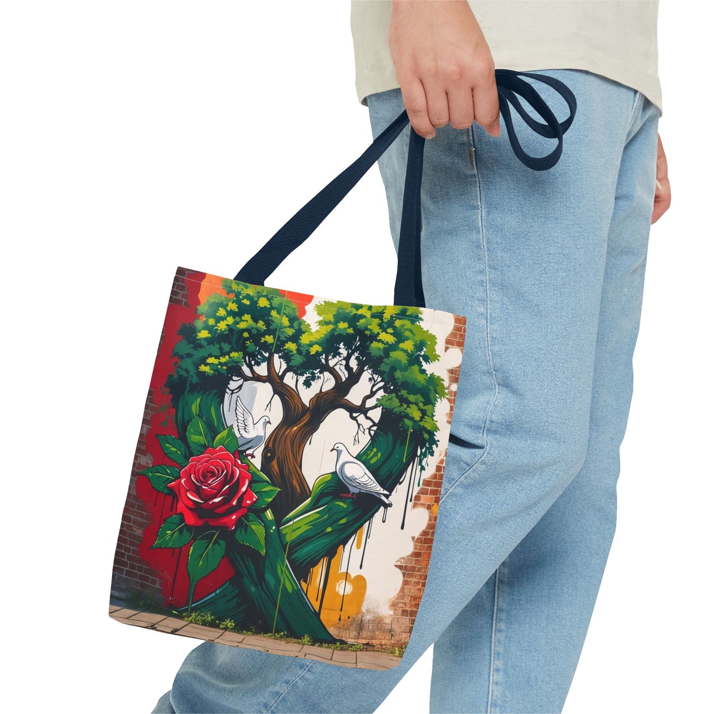 Artistic Surge - Eco-Friendly Canvas Tote Bag - ROSE