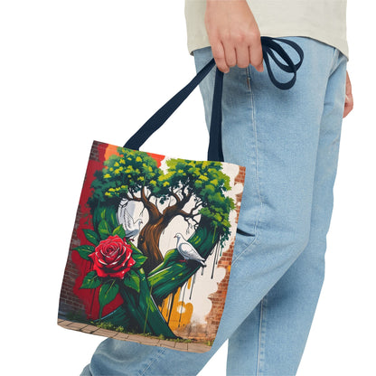 Artistic Surge - Eco-Friendly Canvas Tote Bag - ROSE