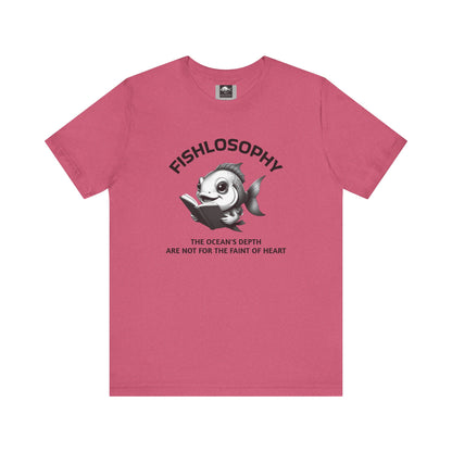Fishlosophy Unisex Jersey Short Sleeve Tee –  The Ocean' depth is not for the faint of heart