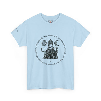 The High Priestess - ArcanaPop T-Shirt – Where Tarot Magic Meets Pop Art