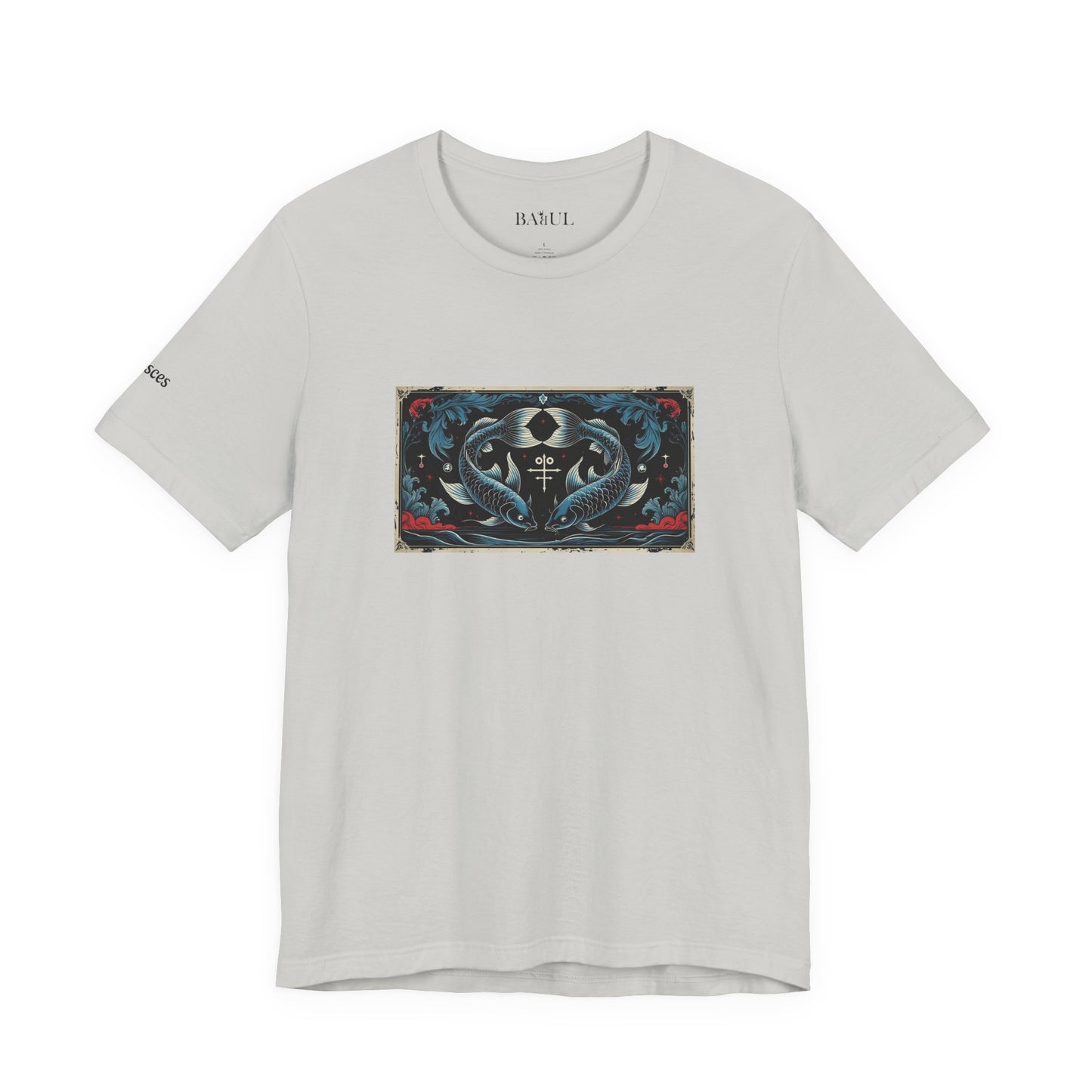 Pisces - Gothic Zodiac T-Shirt. Zodiac in the Shadows