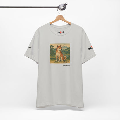 DOGART Unisex Jersey DOG T-Shirt - SUMI-E STYLE - Iconic Painting Reimagined with Dogs