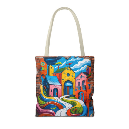 Artistic Surge - Eco-Friendly Canvas Tote Bag - HOUSES