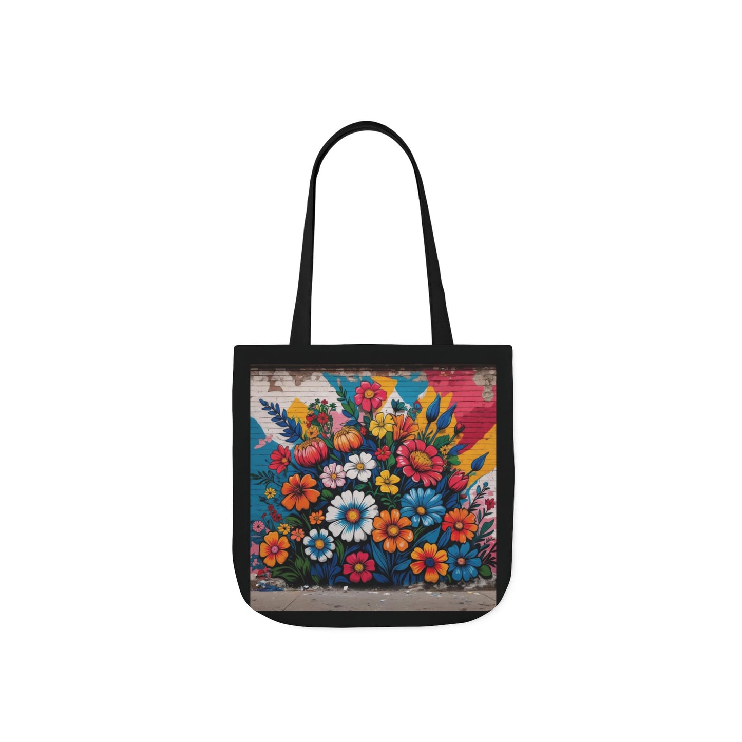 Artistic Surge - Eco-Friendly Canvas Tote Bag - FLOWERS