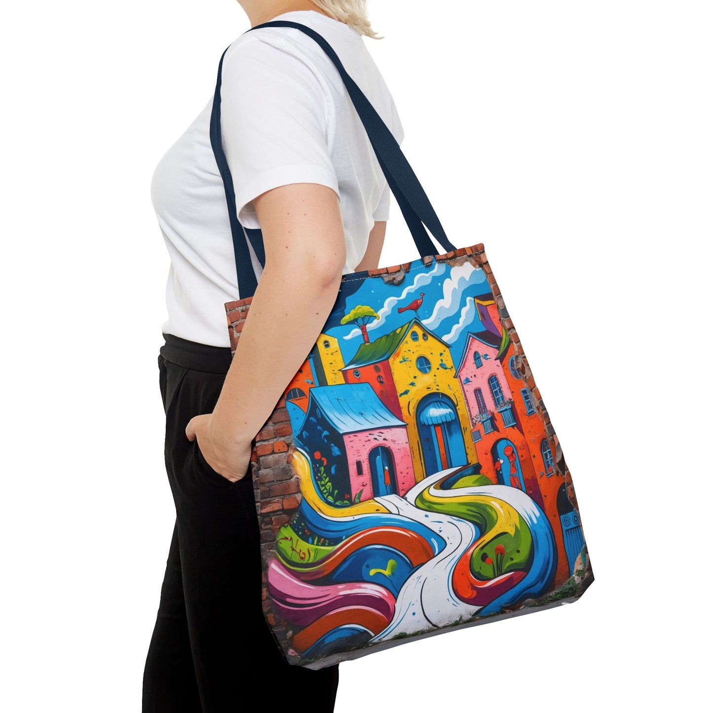 Artistic Surge - Eco-Friendly Canvas Tote Bag - HOUSES