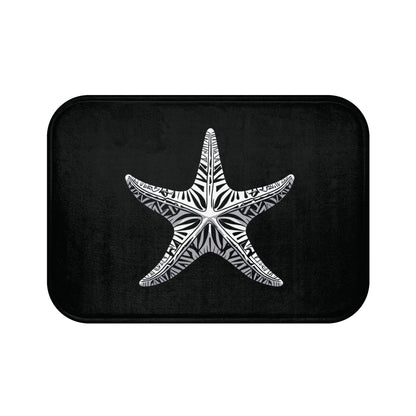 Tribal Bath Mat. Ocean Energy, Tribal Style