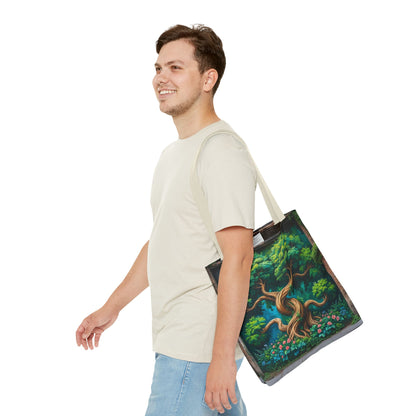 Artistic Surge - Eco-Friendly Canvas Tote Bag - TREE