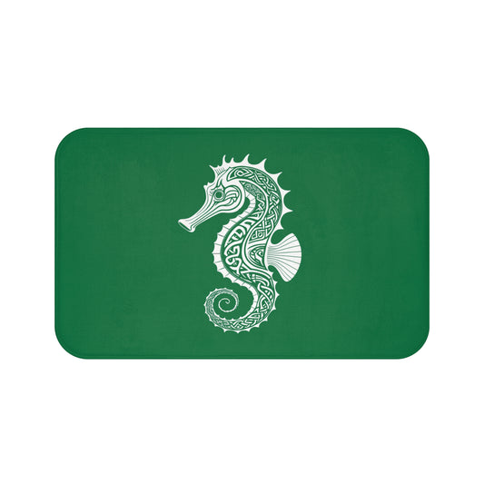 Tribal Bath Mat. Ocean Energy, Tribal Style