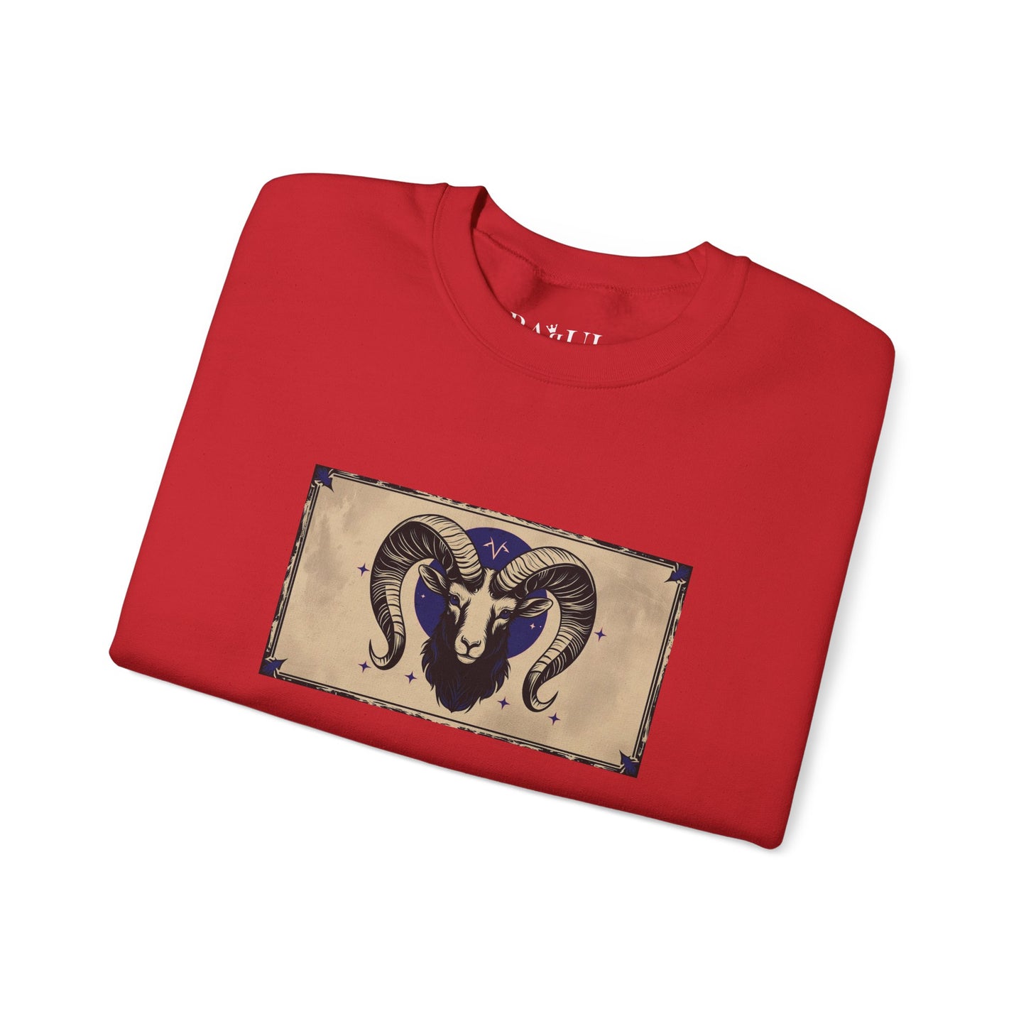 Aries - Gothic Zodiac Blue Sweatshirt