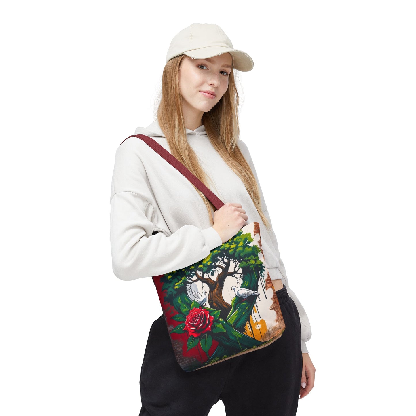 Artistic Surge - Eco-Friendly Canvas Tote Bag - ROSE