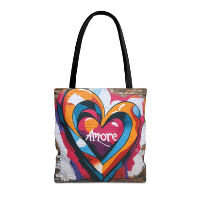 Artistic Surge - Eco-Friendly Canvas Tote Bag - HEART