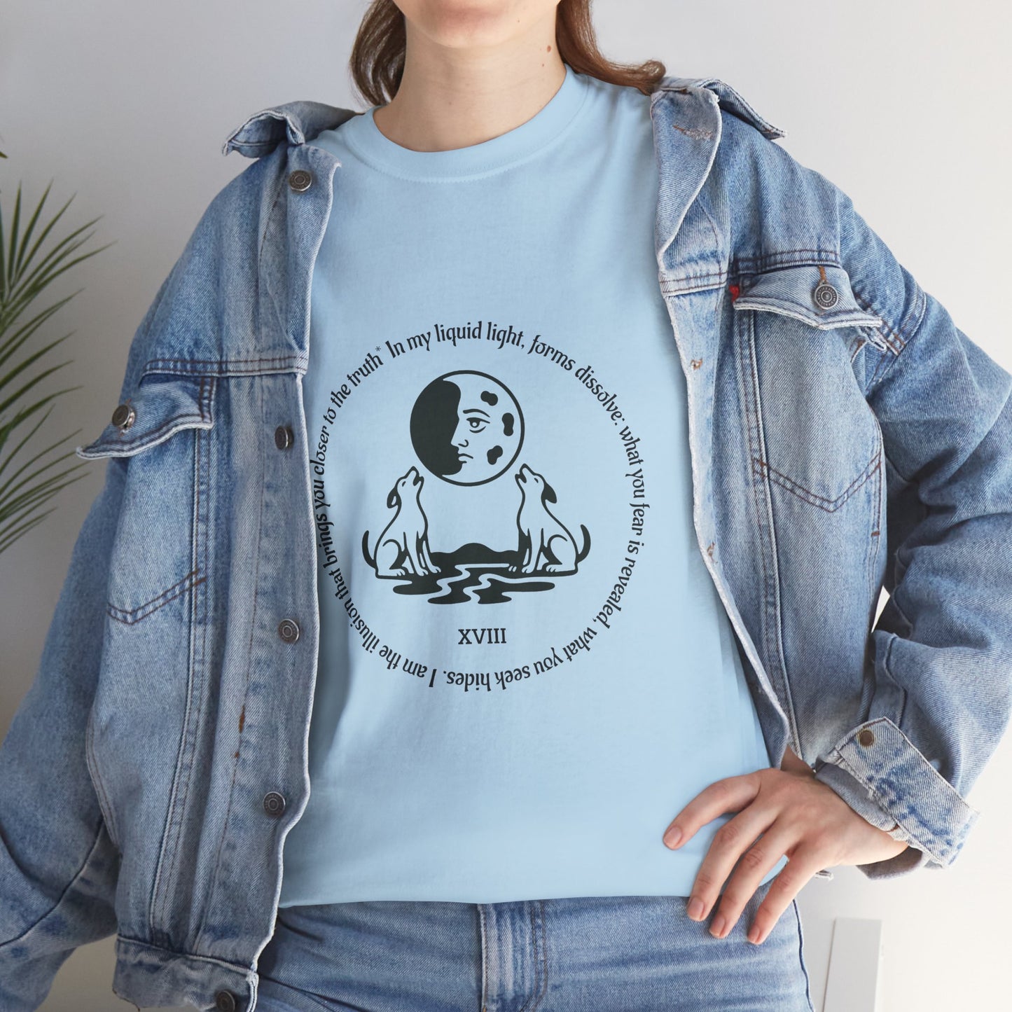 The Moon - ArcanaPop T-Shirt – Where Tarot Magic Meets Pop Art