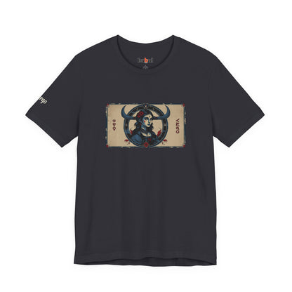Virgo - Gothic Zodiac T-Shirt. Zodiac in the Shadows