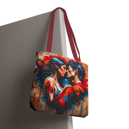 Artistic Surge - Eco-Friendly Canvas Tote Bag - LOVERS