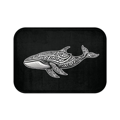 Tribal Bath Mat. Ocean Energy, Tribal Style