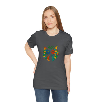 PISCES - T-shirt, The Zodiac in Colors