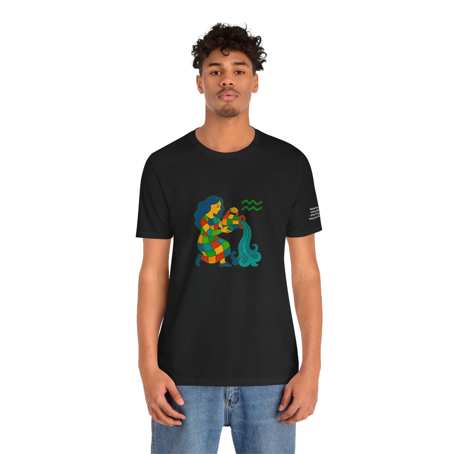 AQUARIUS - T-shirt, The Zodiac in Colors