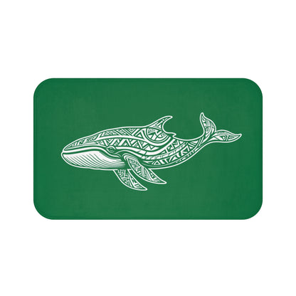Tribal Bath Mat. Ocean Energy, Tribal Style